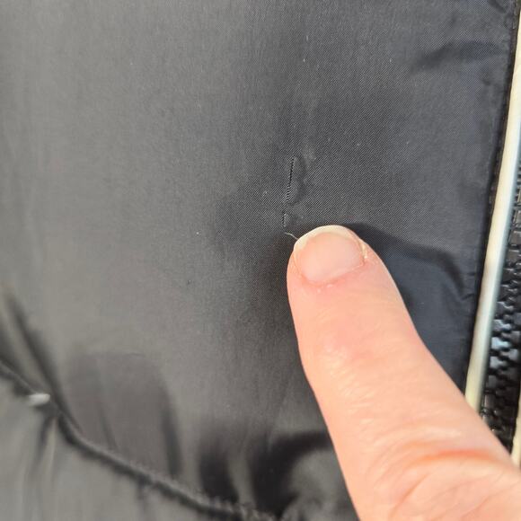 Vintage Polo Ralph Lauren Down Puffer Vest Women's XS/S Black Granola Girl READ - Picture 4 of 10